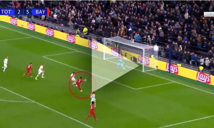 Lewandowski ŁADUJE drugiego gola z Tottenhamem! [VIDEO]